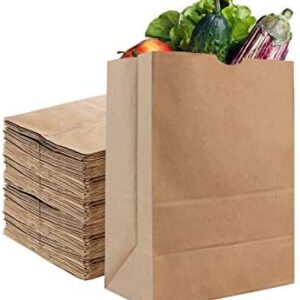 Stock Your Home 52 Lb Kraft Brown Paper Bags (50 Count) – Kraft Brown Paper Grocery Bags Bulk – Large Paper Bags for Grocery Shopping