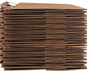 Reli. Paper Grocery Bags w/ Handles (100 Pcs, Bulk)(12″x7″x14″) Large Paper Grocery Bags, Shopping Bags w/ Handles – Heavy Duty 57 Lbs Basis – Takeout / To Go Bags, Retail Bags, Brown Kraft Paper Bags